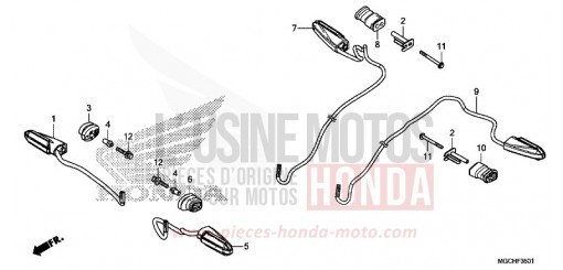 CLIGNOTANT (CB1100NA/NAD) CB1100NAH de 2017